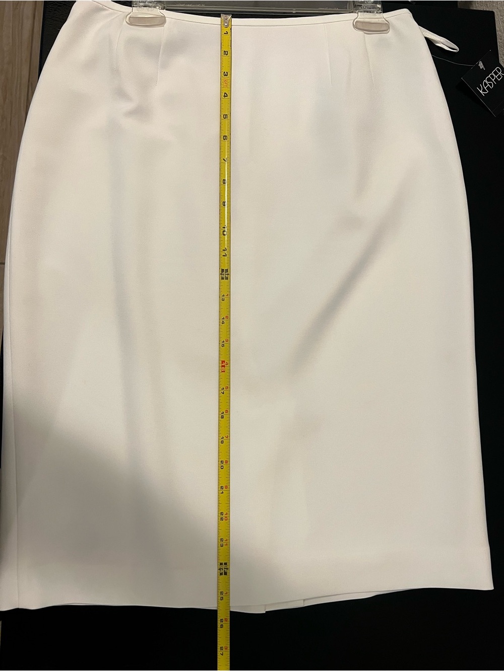 Kasper White Pencil Skirt - Picture 4 of 7